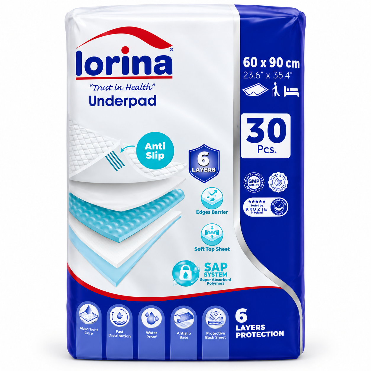 Aleze Lorina 60 x 90, 30 de bucati in pachet