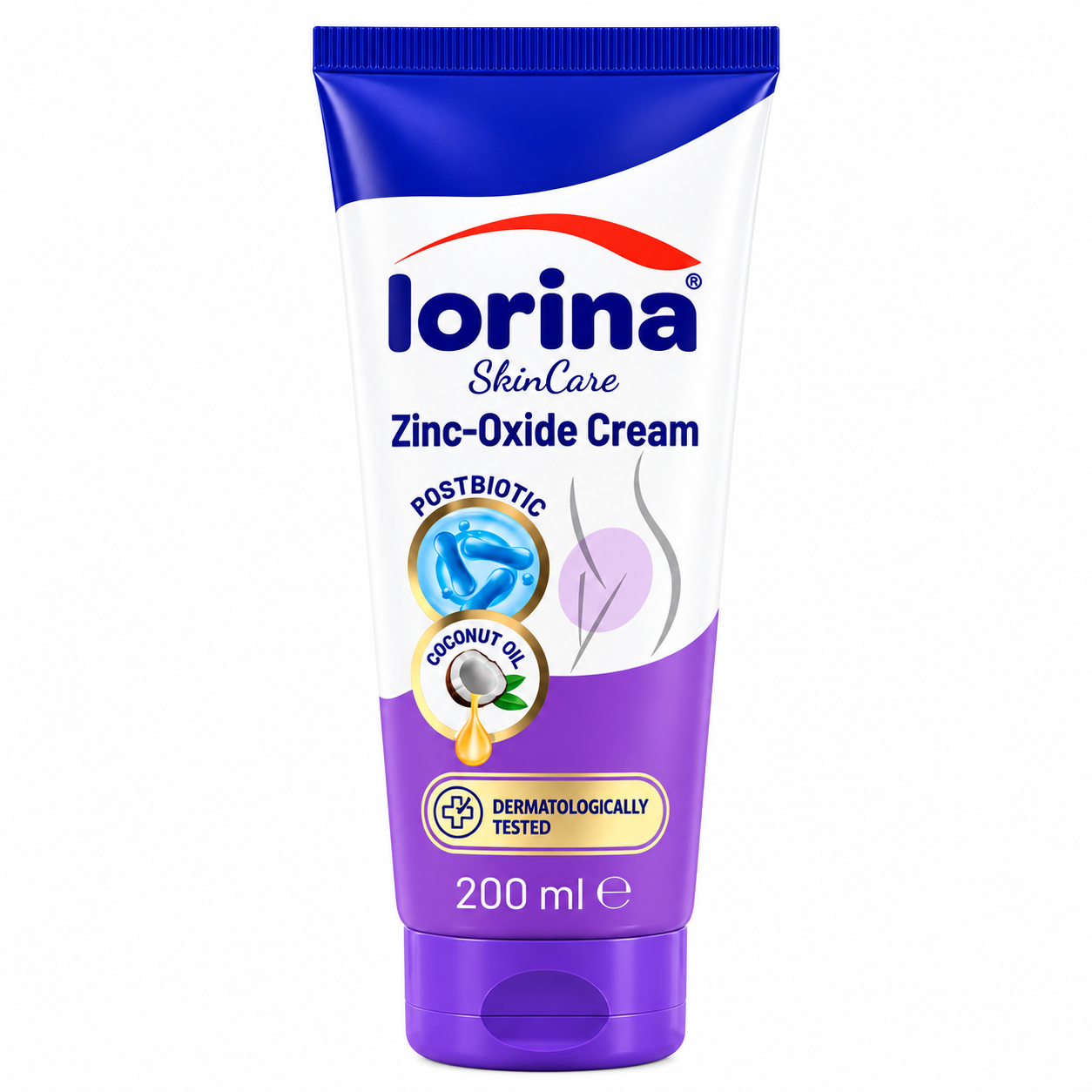 Crema protectiva cu oxid de zinc, 200 ml, Lorina